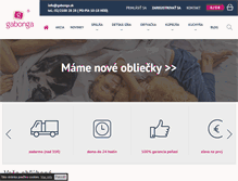 Tablet Screenshot of gabonga.sk